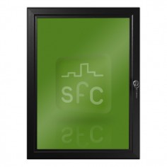 A4 Black Lockable Poster Frame
