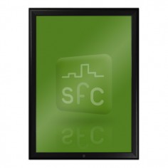 A1 Black Lockable Snap Frame