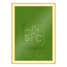 A4 Polished Gold Snap Frame 25mm