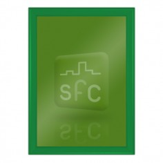 A4 Green Snap Frame 32mm