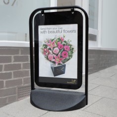 A2 Black Poster Swinger Sign