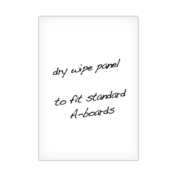 A0 White Dry Wipe Board SnapFrameCity
