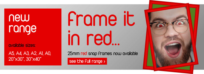 red snap frames